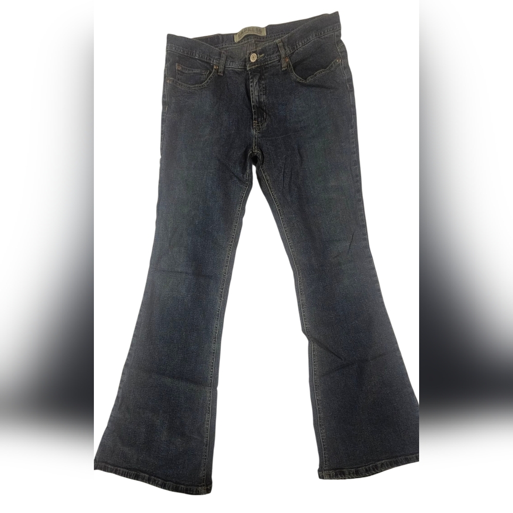 Express Dark Blue Flare Jeans